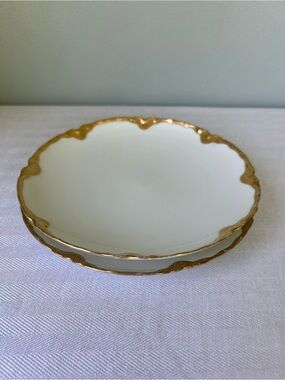 Antique Haviland France Limoges Bread Plates Pair
